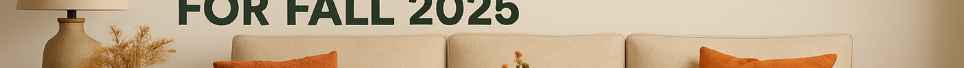 Transform Your Space: Ultimate Home Décor Trends for Fall 2025