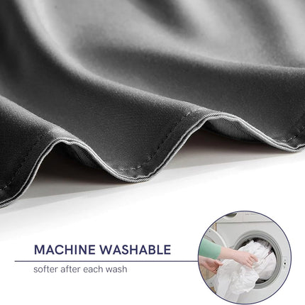 Exclusive Cooling Rayon & Cozy Velvet Dual-Sided Cover for Weighted Blanket (60''X80'') - Light Grey