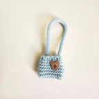 Wool Blue B Bag