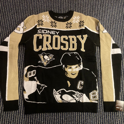 NWT RARE Small Pittsburgh Penguins Sidney Crosby #87 Ugly Sweater NHL