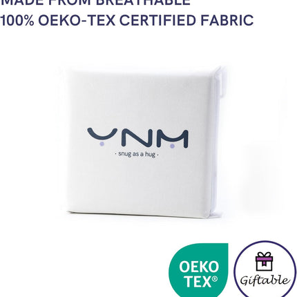Exclusive Cooling Rayon & Cozy Velvet Dual-Sided Cover for Weighted Blanket (60''X80'') - Light Grey