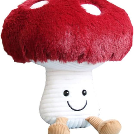 Mushroom Plush Cute Mushroom Plushie Stuffed Animals Pillows Home Decor Kids Gift Red Mushroom Pillows Plush 10.2 Inches