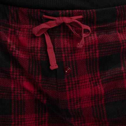 1Pack or 3Pack Mens PJ Pajama Pants Bottoms Fleece Lounge Pants Sleepwear Plaid Pjs with Pockets Microfleece