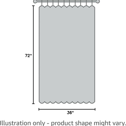 Stall Shower Curtain 36"X72" Inches Small Shower Curtain, Forest Mountain Shower Curtain Tree Shower Curtains for Bathroom, Nature Shower Curtain Hooks
