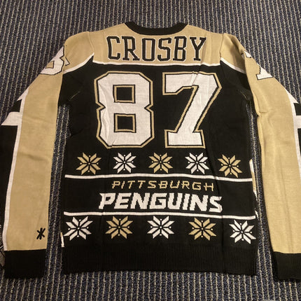 NWT RARE Small Pittsburgh Penguins Sidney Crosby #87 Ugly Sweater NHL