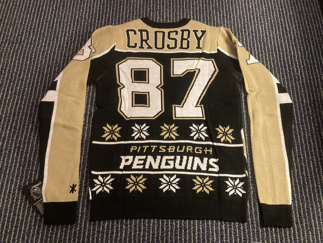 NWT RARE Small Pittsburgh Penguins Sidney Crosby #87 Ugly Sweater NHL