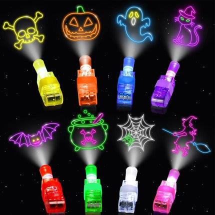 Halloween Party Favors for Kids, 36Finger Lights Halloween Goodie Bag Stuffers Pinata Fillers Prizes Glow in the Dark Hallo Ween Toys Bulk Treats Non Candy Classroom Favors Kids Trick or Treat Gift