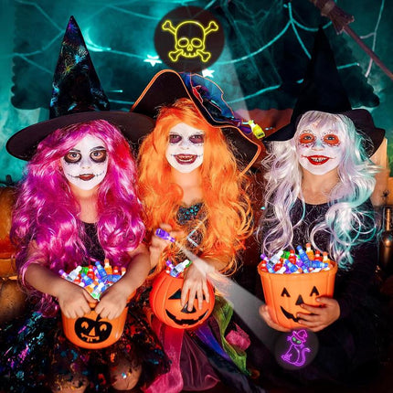 Halloween Party Favors for Kids, 36Finger Lights Halloween Goodie Bag Stuffers Pinata Fillers Prizes Glow in the Dark Hallo Ween Toys Bulk Treats Non Candy Classroom Favors Kids Trick or Treat Gift